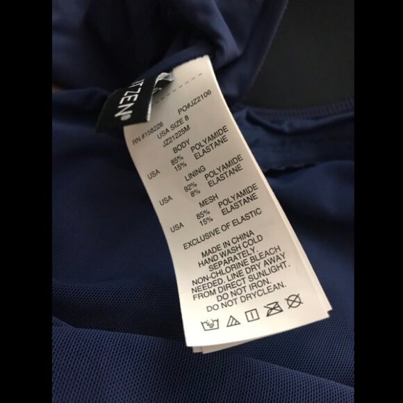 NTW $105 UPF 50 JANTZEN Zip Front Long Sleeve One-piece Swimsuit 8 - Picture 8 of 12